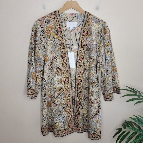 NWT Evereve Cleobella | Kalidescope Wrap in Paisley Natural Print - Picture 1 of 7